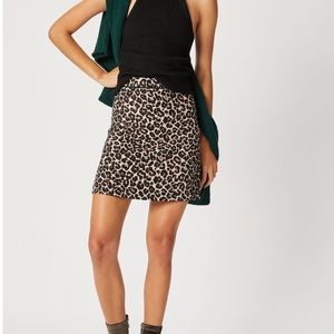 Cheetah Print Skirt